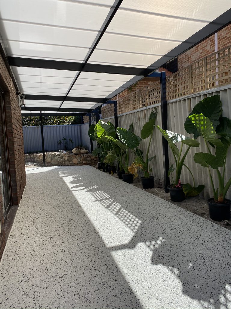 Concrete walkway in Geelong, Australia