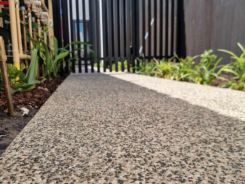 exposed aggregate concrete